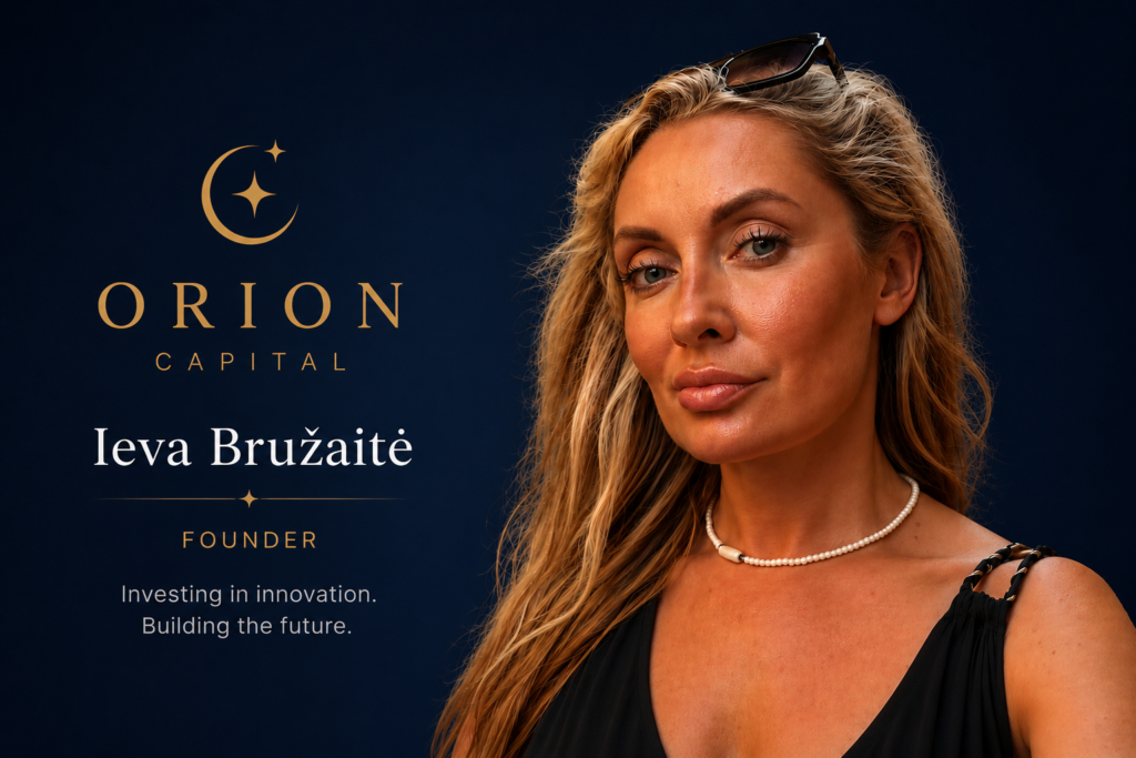 Ieva Bružaitė - Founder of Orion Capital, investor and author of Mars Tale.